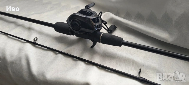 Байт кастинг въдица комплект с макара 180см., снимка 5 - Въдици - 53861219