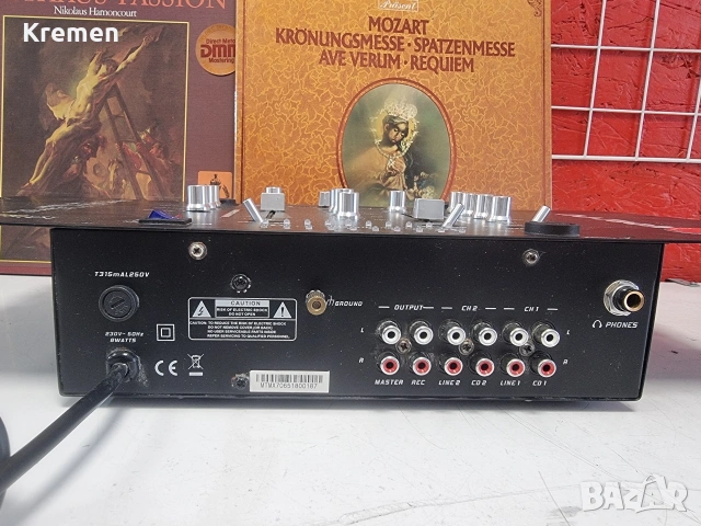 MIXER DJ TECH MX-110, снимка 4 - Ресийвъри, усилватели, смесителни пултове - 53190140