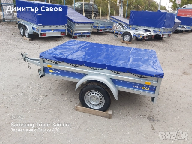 Туристическо, самосвално ремарке VESTA LIGHT 20 с плосък брезент, снимка 3 - Ремаркета - 51976423