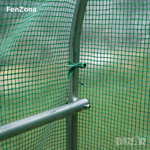 Покривало за оранжерия 3x2x2м – 2 врати ,Армирано UV , с цип и 6 прозорци (без рамка), снимка 6 - Оранжерии - 54051321