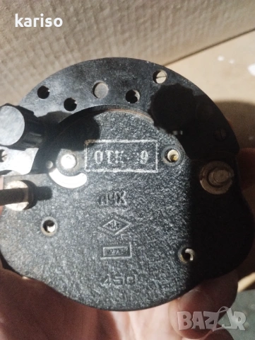  Стар Часовник от военен самолет МИГ, снимка 2 - Антикварни и старинни предмети - 53277508