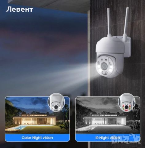 Wi Fi камера 1080P с връзка за PC, IOS, Android и нощен запис ., снимка 6 - Камери - 45904624