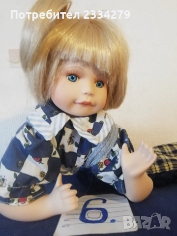  Порцеланови кукли,колекционерски, дължина 32см., снимка 17 - Колекции - 35281925