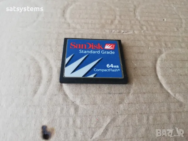 SanDisk Standard Grade 64MB Compact Flash Memory Card, снимка 3 - Други - 47455551