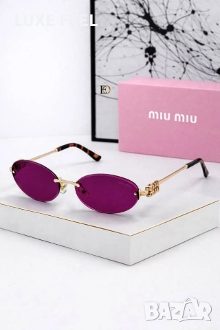 MIU MIU ✨Дамски Слънчеви Очила , снимка 12 - Слънчеви и диоптрични очила - 54220074