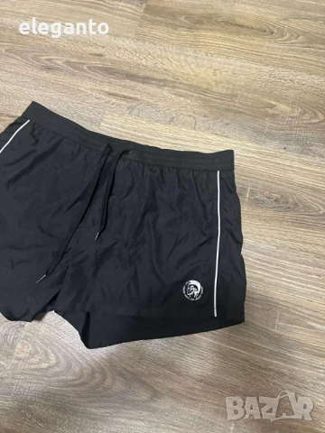 Оригинални Мъжки  шорти Diesel, Черен, Размер XXL, снимка 2 - Спортни дрехи, екипи - 51205657