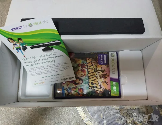 Xbox 360 Kinect в кутия с игра, снимка 3 - Аксесоари - 47728618