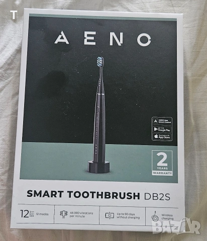 Smart Toothbrush AENO - черна - чисто нова, неразопакована