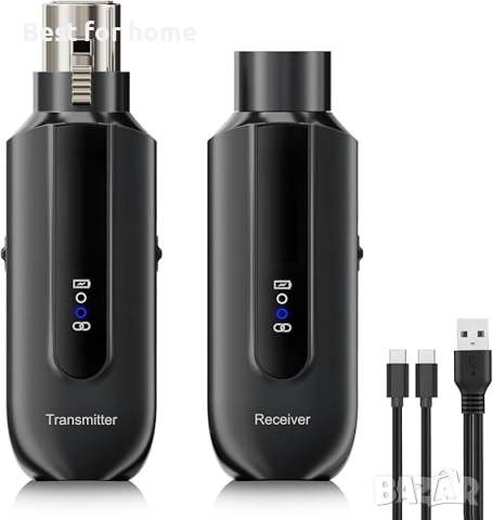 2.4 Ghz безжичен микрофонен предавател-приемник, XLR