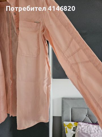 Оригинална CALVIN KLEIN -Pink Blush риза -размер L, снимка 3 - Ризи - 46414206