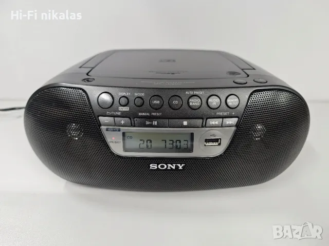 FM радио MP3 CD плейър USB четец SONY ZS-PS30CP, снимка 2 - Радиокасетофони, транзистори - 48616315