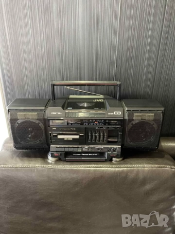 	JVC-PCV2 Vintage 1988 Boom Box, снимка 3 - Радиокасетофони, транзистори - 52651522