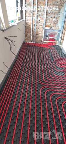 материали за водно подово отопление 