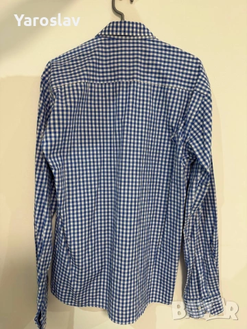 Мъжка риза Tommy Hilfiger – карирана, размер XXL (45–46), снимка 2 - Ризи - 53181607