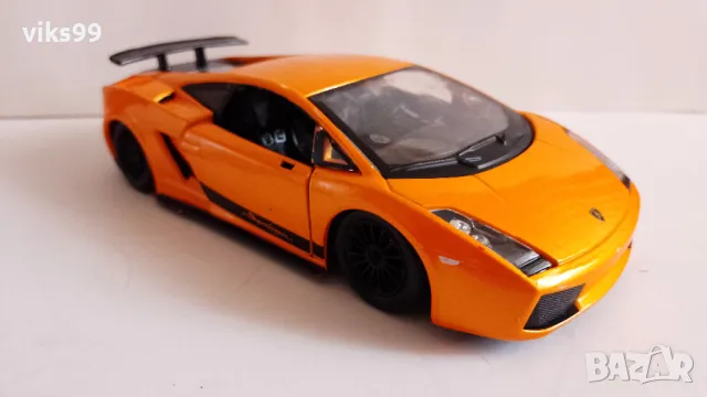 Lamborghini Gallardo Superleggera Bburago 1:24, снимка 7 - Колекции - 47187536