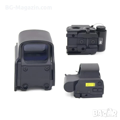 Компактен тактически мерник бързомер с червена и зелена точка за лов еърсофт въздушна пушка прицел, снимка 2 - Оборудване и аксесоари за оръжия - 51051197