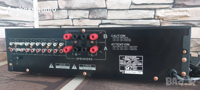 Стерео усилвател PIONEER A-447, снимка 6 - Ресийвъри, усилватели, смесителни пултове - 52559498
