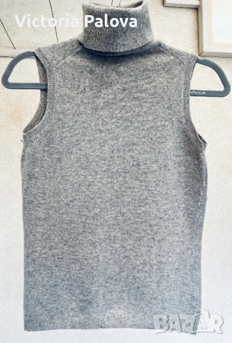 Модерно поло без ръкави STEF IN TIME Италия меринос, снимка 3 - Блузи с дълъг ръкав и пуловери - 52023080