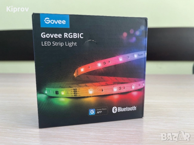 💡 Govee RGBIC LED лента 5 м – Смарт многоцветно осветление (НОВА)