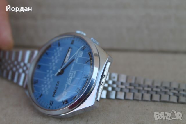 СССР мъжки часовник ''Ракета'' ''Световно време'', снимка 10 - Мъжки - 46431840