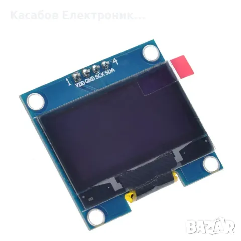 1.3" OLED Дисплей 128х64 бяла подсветка I2C SPI, снимка 4 - Друга електроника - 46858316