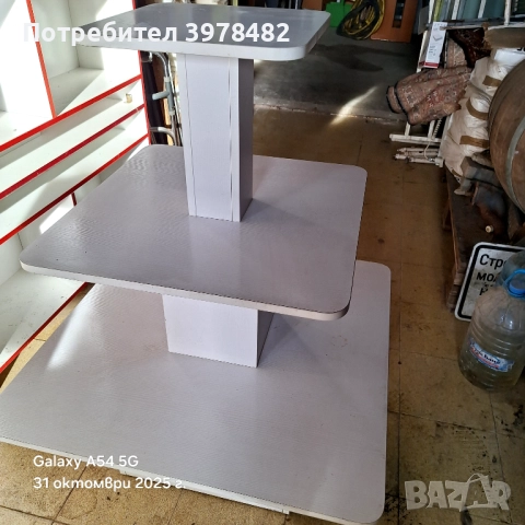 Островни СТИЛАЖИ  2 ве бройки , снимка 2 - Стелажи и щандове - 52372142