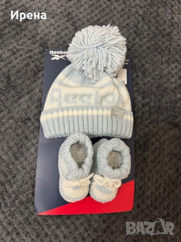 Бебешки комплекти (шапки +чорапки) тип терлички, снимка 4 - Бебешки шапки - 52381733
