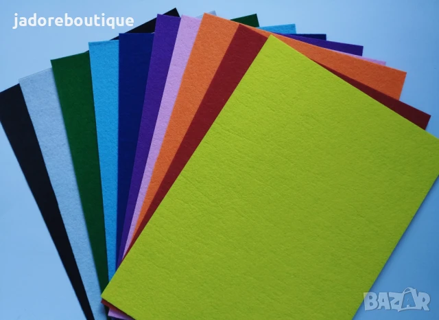 10 листа/ пакет Самозалепващ филц А4, снимка 2 - Други - 50803284