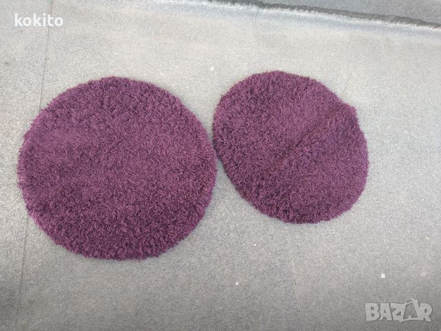 Шаги килимчета лот 2 броя- лилави, снимка 2 - Килими - 45595034