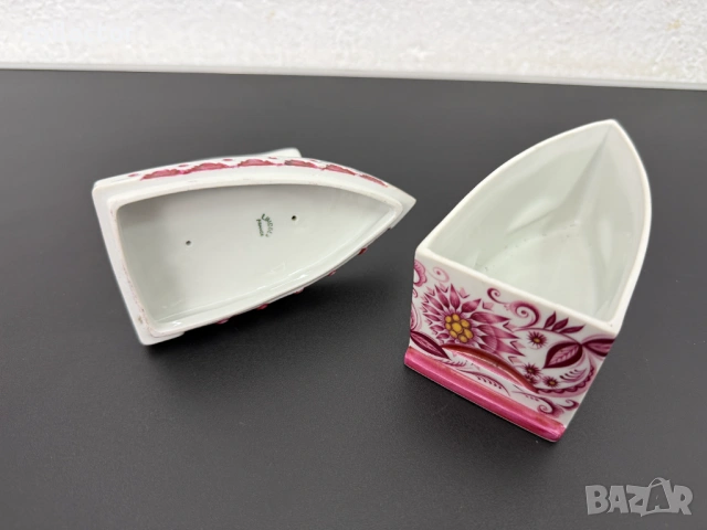 Декоративна порцеланова ютия - Limoges. №7803, снимка 7 - Антикварни и старинни предмети - 53018597