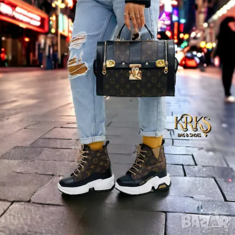 дамски маратонки на платформа louis vuitton , снимка 17 - Маратонки - 49220213