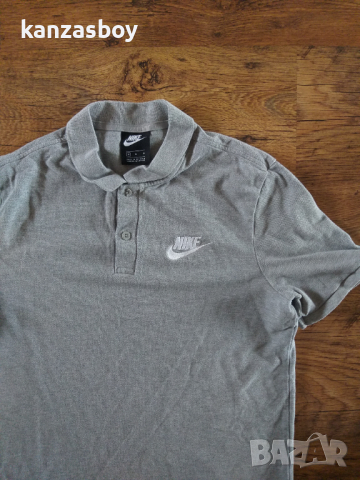 Nike Sportswear Polo Shirt Grey - страхотна мъжка тениска , снимка 4 - Тениски - 44960176