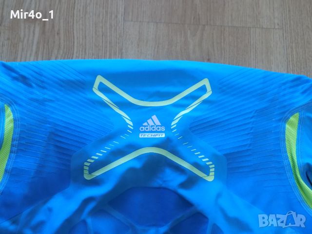 Тениска adidas techfit потник оригинална спорт фитнес крос мъжка M, снимка 4 - Тениски - 46363815