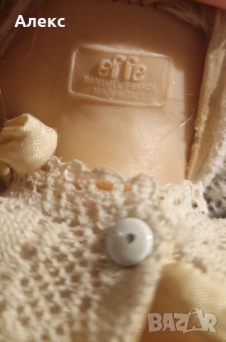 Винтидж кукла, маркиран, 1960г–1970г–Effe Franca Made In Italy, снимка 2 - Колекции - 45387505