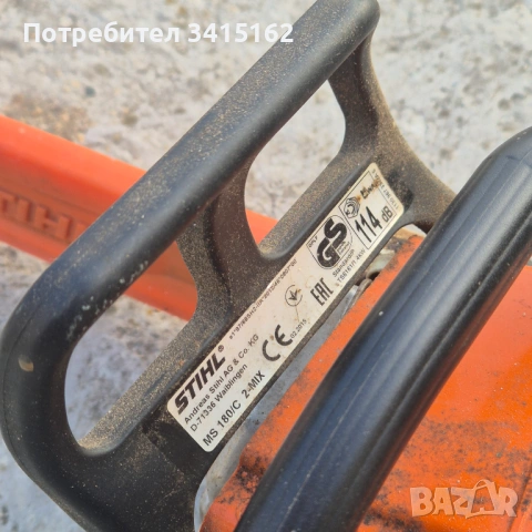 Резачка STIHL MS 180, снимка 2 - Моторни триони/резачки - 53851024