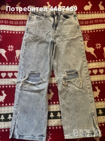 Дънки Zara, H&M 9-10 за момиче, снимка 8 - Детски панталони и дънки - 51470267