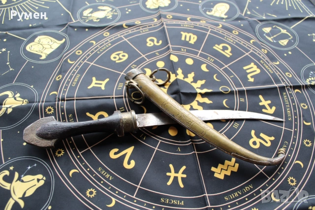 Кремъчен пистолет и голяма кама (ханжар), снимка 13 - Антикварни и старинни предмети - 53480305