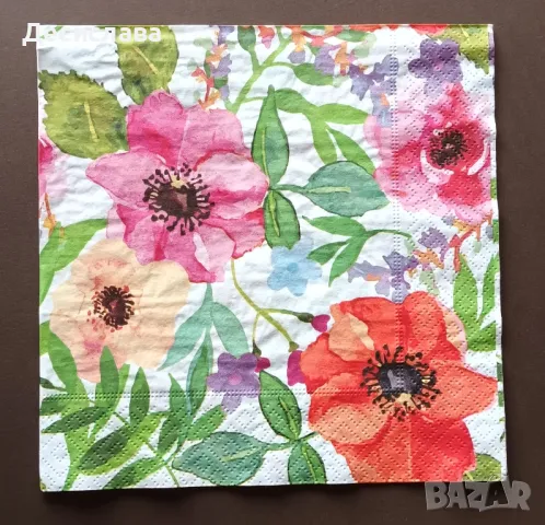 Салфетки за декупаж на бройка