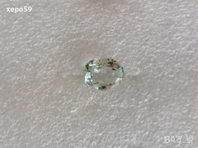 Два натурални камъка аквамарин,големият е 6 карата,малкият 4,50 карата, снимка 7 - Пръстени - 53129536