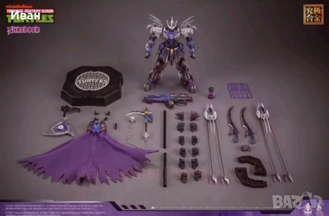 Готови ли сте за тази метална фигура на Shredder, снимка 14 - Колекции - 54047023