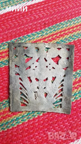 Сребърна икона, снимка 2 - Антикварни и старинни предмети - 53387152