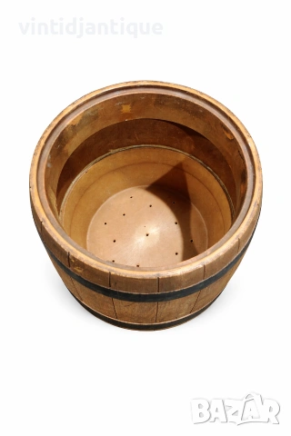 Старинна дървена бъчва, снимка 2 - Антикварни и старинни предмети - 54055700