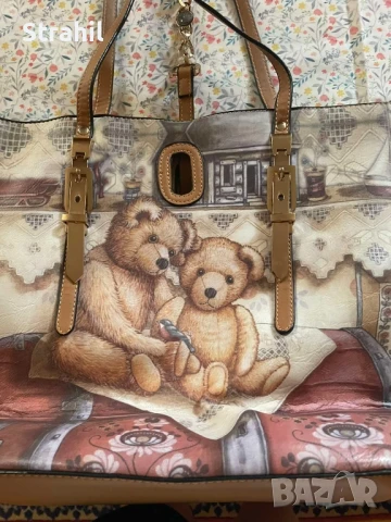 Кафява чанта с мечета, снимка 3 - Чанти - 51319626