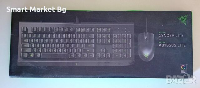 Комплект геймърска клавиатура и мишка Razer Abyssus Lite и Razer Cynosa Lite, снимка 1 - Клавиатури и мишки - 45821240