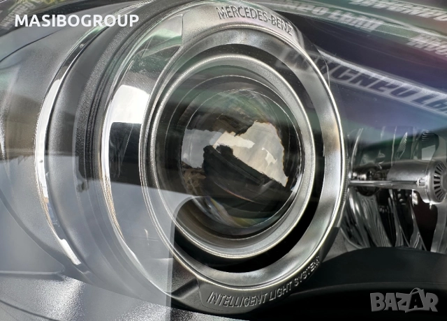 Фар десен фарове за Мерцедес Ц204 фейс Mercedes C-класа W204 facelift, снимка 6 - Части - 51881849