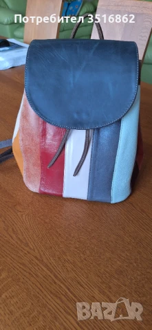 Дамска раница от естествена кожа