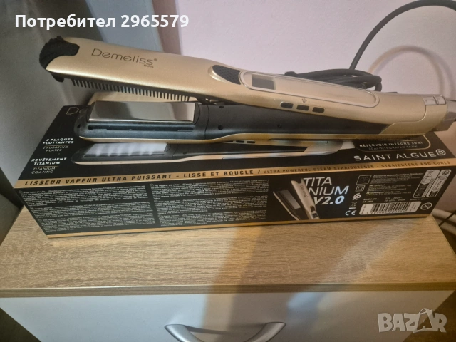 Професионална преса за коса с пара, снимка 4 - Друга електроника - 53457488