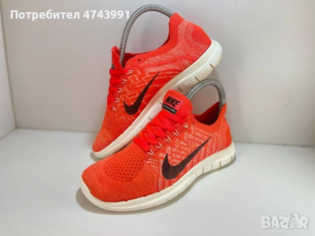 Оригинални маратонки Nike Free 4 Flyknit, снимка 4 - Маратонки - 53864339