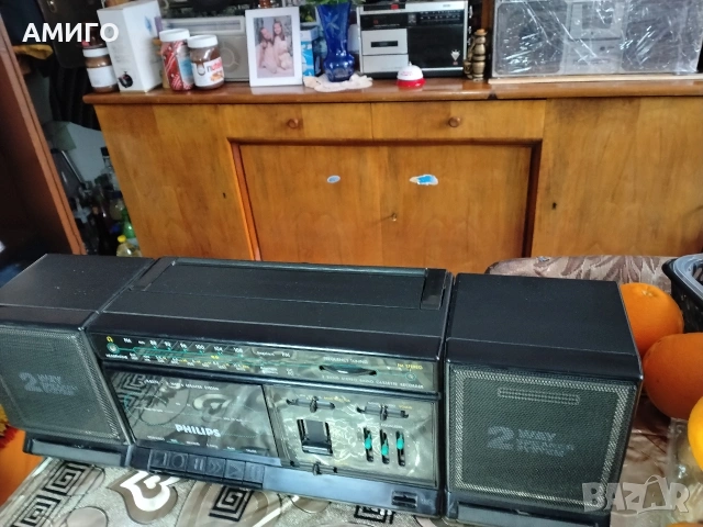 Продавам радио касетофон PHILIPS D 8273, снимка 5 - Радиокасетофони, транзистори - 53702749