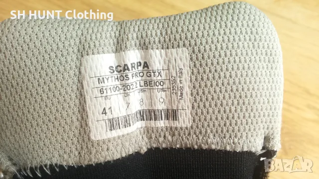 SCARPA MYTHOS PRO GORE-TEX Boots размер EUR 41 / UK 7 естествена кожа водонепромокаеми - 1099, снимка 18 - Екипировка - 49991974
